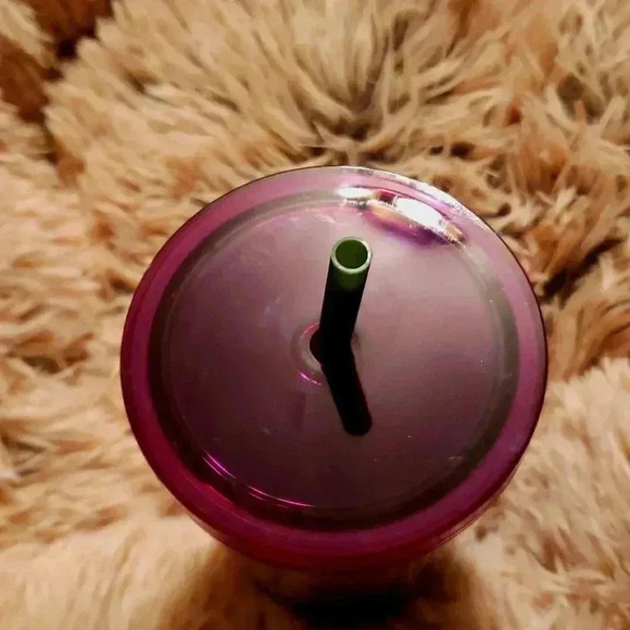 Starbucks 2022 Mushroom Foil Berry Woodland Purple Cold Cup Tumbler Vent… - Picture 2 of 5